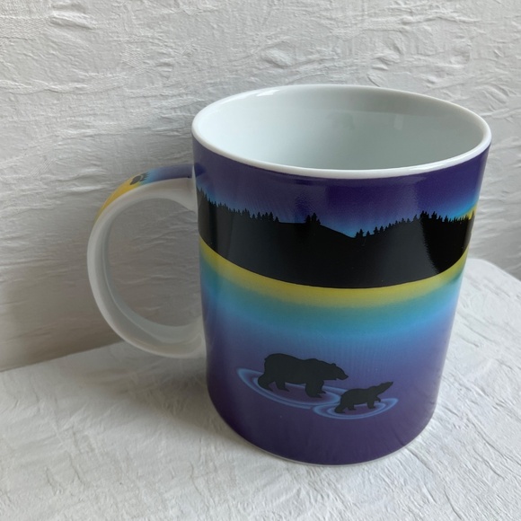 Oscardo Bear with Bear Cub Porcelain Mug Tea Coffee Cup - Picture 5 of 9